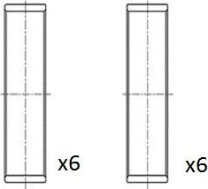 Вкладыши шатунные FAI AutoParts. Артикул BB2078-STD