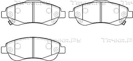 Тормозные колодки HSB. Артикул HP9247