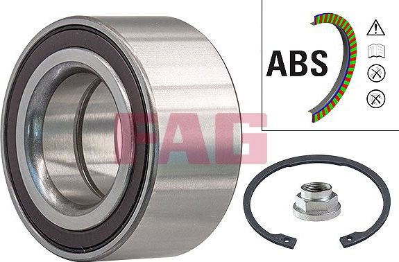 Ступичный подшипник (комплект) Fag передний для Honda FR-V 2004-2009. Артикул 713 6174 50