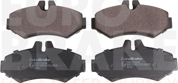 Тормозные колодки Eurobrake. Артикул 5502223338