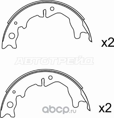 Колодка ручника TOYOTA ALTEZZMARK IIVEROSSABREV (SAT). Артикул ST4654051010