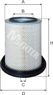 Воздушный фильтр MFilter для Mercedes-Benz T2 I 1959-1995. Артикул A 587