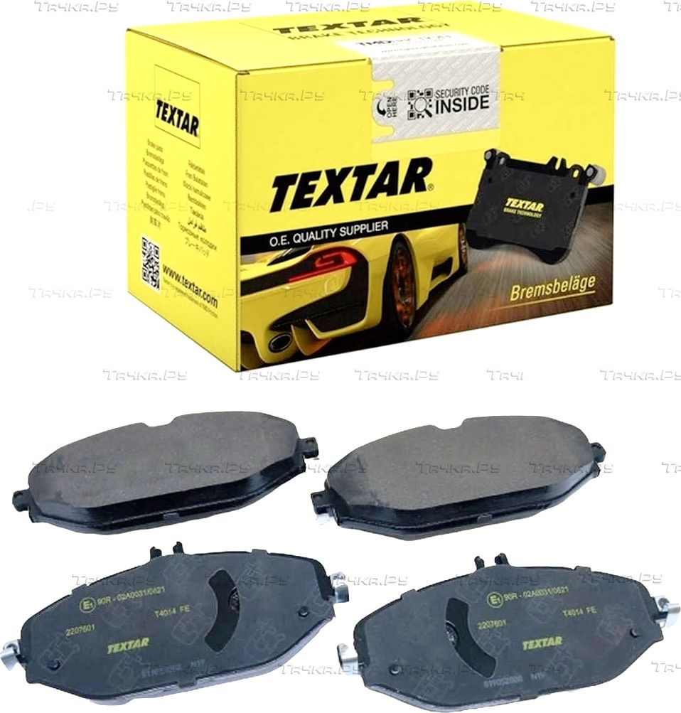 Тормозные колодки Textar Q+ передние для Mercedes-Benz E-Класс V (W213, S213, C238) 2016-2026. Артикул 2207601