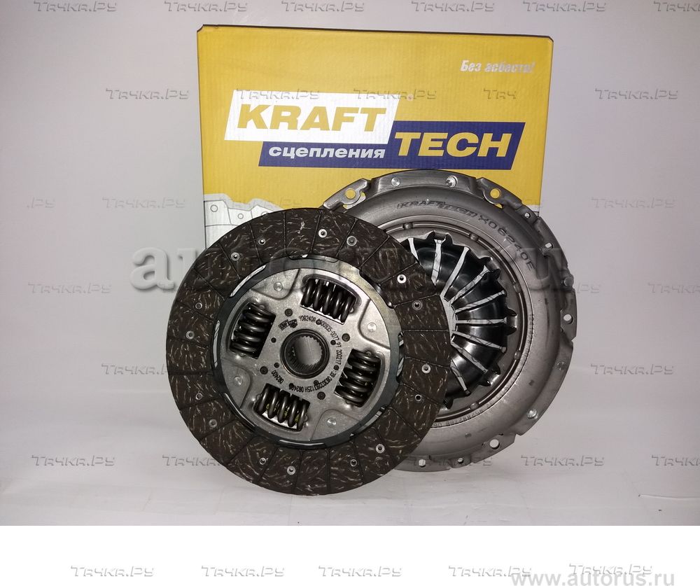 Сцепление (комплект) KraftTech OCT для Mercedes-Benz Sprinter 904 1995-2006. Артикул W08240J9
