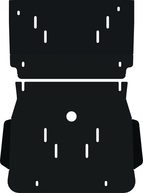 Защита Alfeco для картера и радиатора Mitsubishi Pajero Sport I 2000-2004. Артикул ALF.14.36. Артикул ALF.14.36