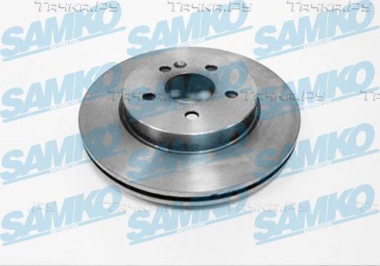 Тормозной диск Samko передний для Mercedes-Benz M-Класс I (W163) 1998-2005. Артикул M2711V