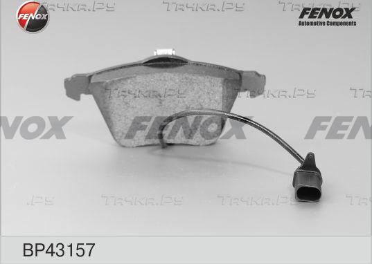 Тормозные колодки Fenox передние для SEAT Exeo 2008-2013. Артикул BP43157