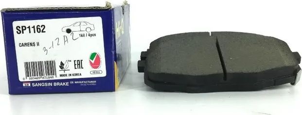 Тормозные колодки Sangsin Hi-Q передние для Kia Ceed I 2006-2012. Артикул SP1162
