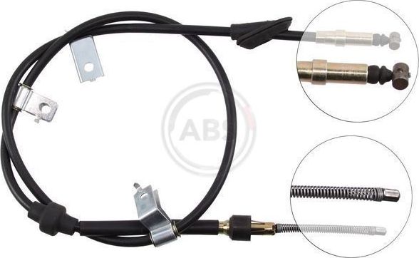 Трос ручника (тросик ручного тормоза) ABS. Артикул K15718