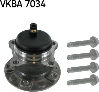 Ступичный подшипник (комплект) SKF. Артикул VKBA 7034