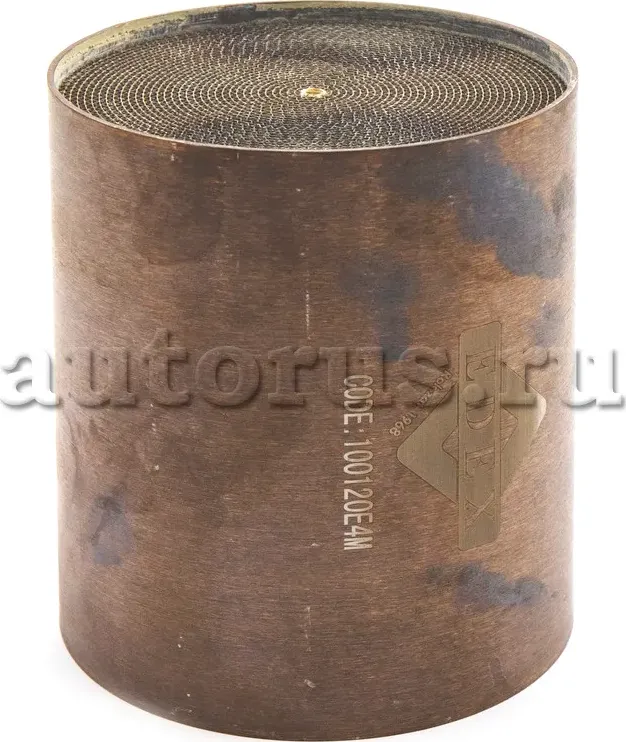 Катализатор ЕВРО 4 блок металл круг 100*120/400 ячеек TRANSMASTER UNIVERSAL EDEX 100120E4M Edex. Артикул 100120E4M