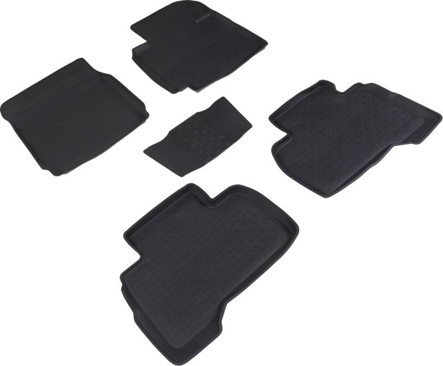 Коврики резиновые Seintex с высоким бортиком для салона Suzuki Grand Vitara III 5-дв. 2005-2015. Артикул 01481