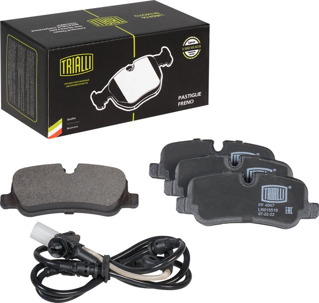 Тормозные колодки Trialli (Low-Metallic). Артикул PF 4047