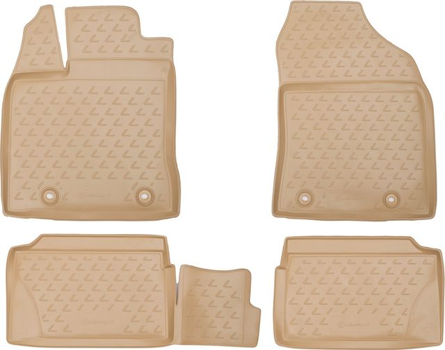 Коврики Element для салона Lexus CT 200h 2011-2026. БЕЖЕВЫЕ. Артикул NLC.29.19.212kh