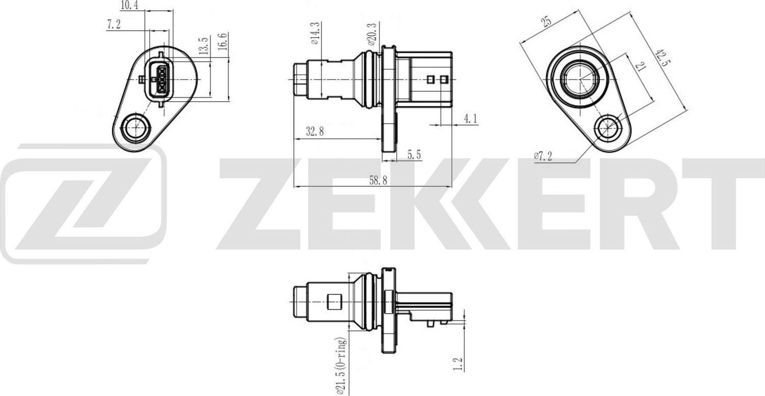 Датчик положения распредвала Zekkert. Артикул SE-5037