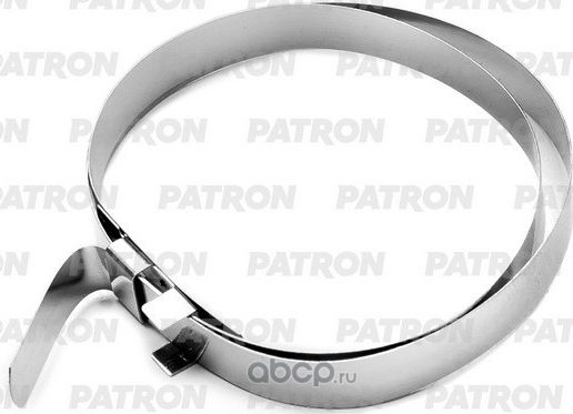 Хомут пыльника ШРУСа универсальный ленточный 350 мм, D25-45 мм ширина ленты 7 мм, AISI 201 - нержаве (Patron). Артикул PU070350