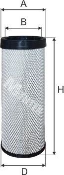 Воздушный фильтр MFilter. Артикул A 583/1