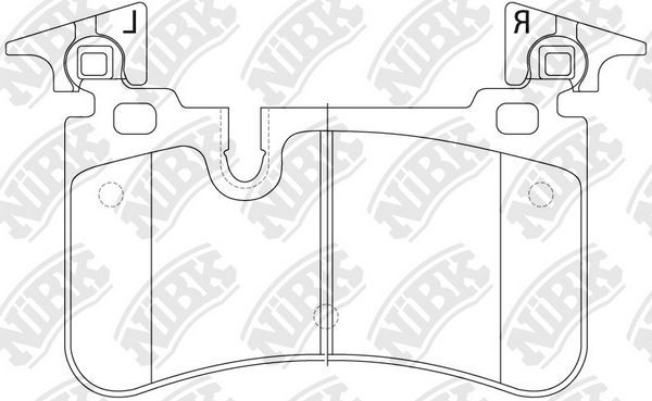Тормозные колодки NiBK. Артикул PN0557
