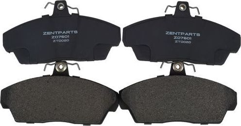 Тормозные колодки Zentparts. Артикул Z07601