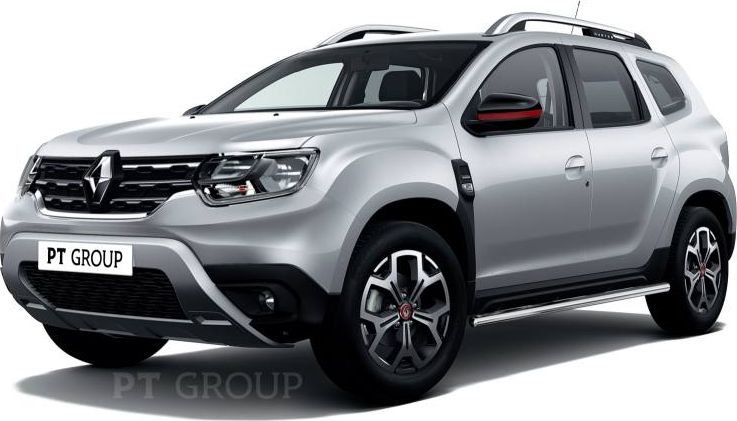 Защита порогов PT Group прямая d=63 мм (НПС) Renault Duster II 2021-2022. Артикул RDU-21-220302.00