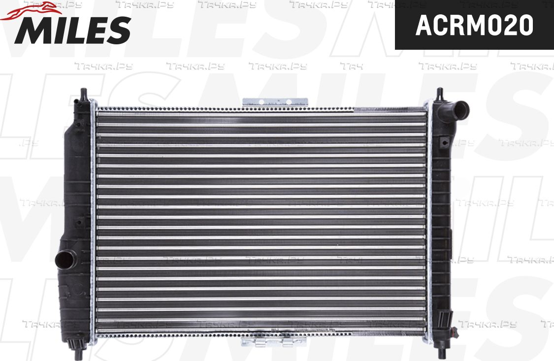 Радиатор охлаждения двигателя Miles для Chevrolet Aveo I 2003-2008. Артикул ACRM020