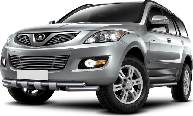 Защита Rival переднего бампера d76+d57 с профильной защитой картера для Great Wall Hover H5 2011-2016. Артикул R.2008.001