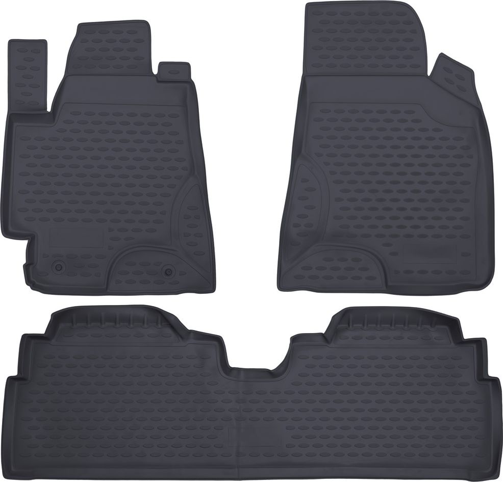 Коврики Element для салона Toyota Highlander I 2001-2007 СЕРЫЕ. Артикул NLC.48.44.211