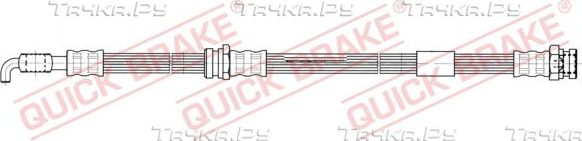 Тормозной шланг Quick Brake передний правый/левый для Mazda 323 VI (BJ) 1998-2004. Артикул 58.987