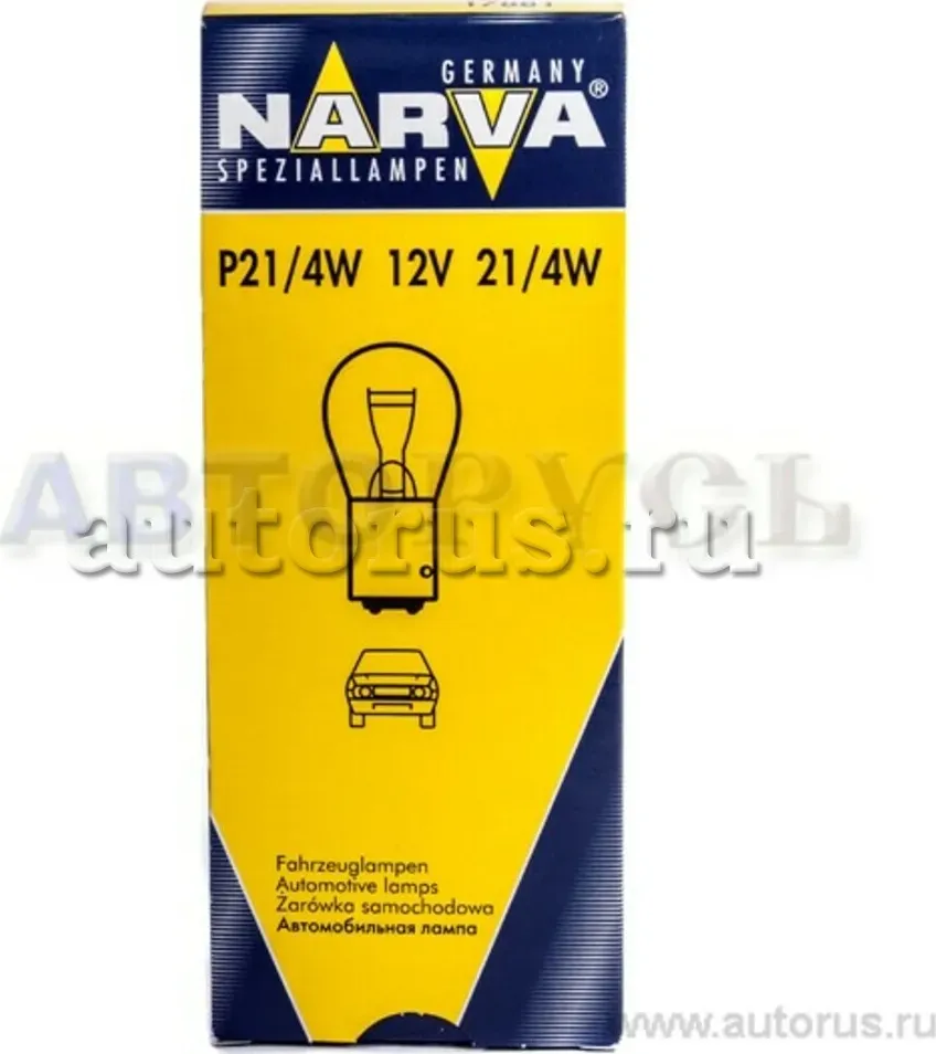Лампа накаливания (Narva). Артикул 17881