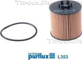 Масляный фильтр Purflux для Volkswagen Golf V 2003-2008. Артикул L353
