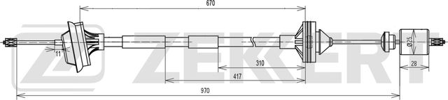 Сцепление (комплект) Zekkert. Артикул BZ-1916
