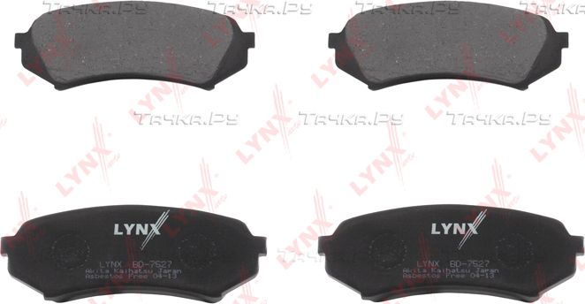 Тормозные колодки LYNXauto задние для Lexus LX 470 1998-2008. Артикул BD-7527