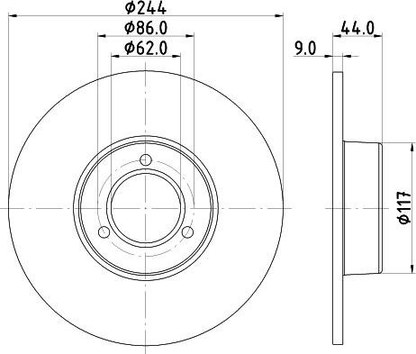 Радиатор отопителя (печки) Hella BEHR HELLA SERVICE *** PREMIUM LINE ***. Артикул 8FH 351 312-421