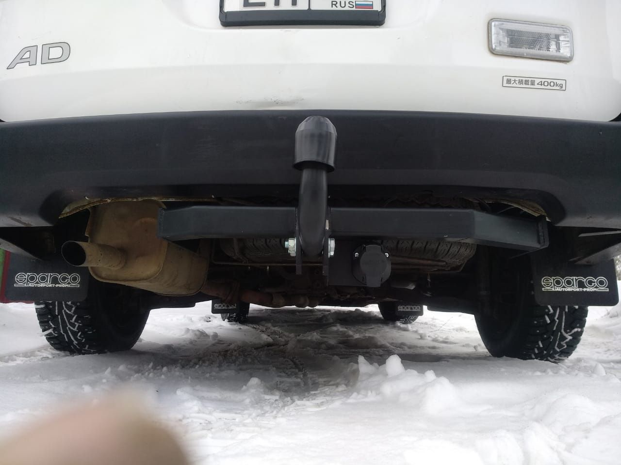 Фаркоп Halty для Nissan AD Y12 2WD/4WD III 2006-2026. Артикул NWinAd06- (H.N22.A)