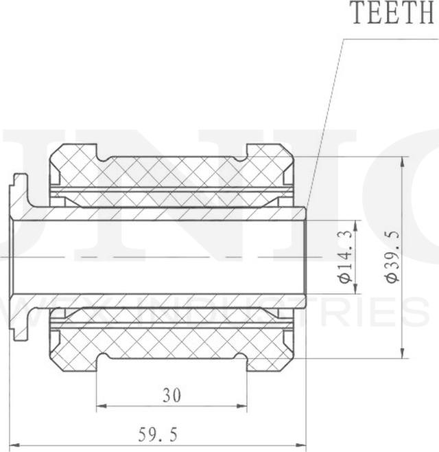 Сайлентблок рычага подвески (Unio). Артикул RMP-20040