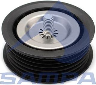 Натяжной ролик (натяжитель) приводного поликлинового ремня Sampa. Артикул 204.045