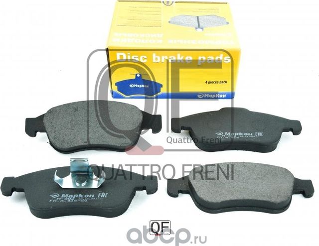 Колодки тормозные дисковые к-т Renault Fluence  Megan III  Scenic III (Markon). Артикул 41600170