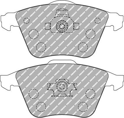 Тормозные колодки FERODO RACING DS2500 для Saab 9-3 II 2002-2015. Артикул FCP1706H