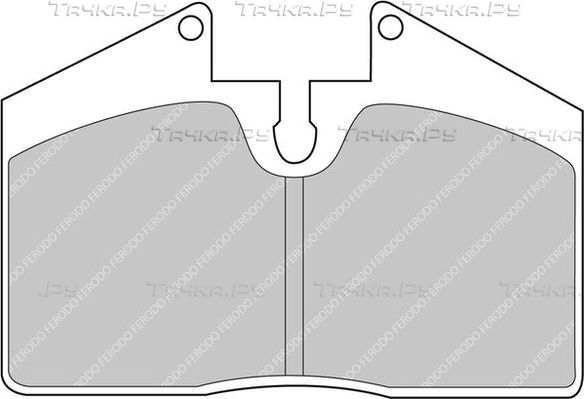 Тормозные колодки FERODO RACING DS3000 для Porsche 968 1991-1995. Артикул FCP451R