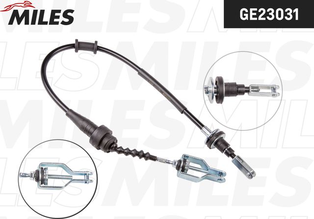 Трос сцепления Miles для Nissan Sunny N14 1990-1995. Артикул GE23031