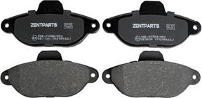 Тормозные колодки Zentparts. Артикул Z07452