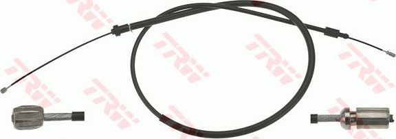 Трос ручника (тросик ручного тормоза) TRW. Артикул GCH1695