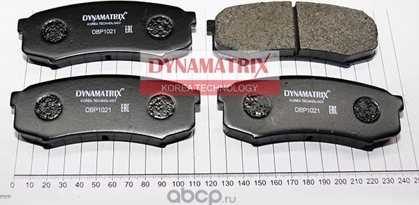 Колодки тормозные дисковые (Dynamatrix-Korea) Dynamatrix-Korea. Артикул DBP1021