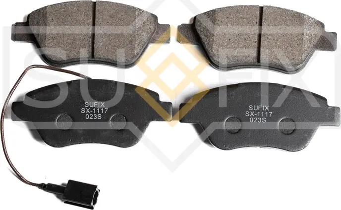 Колодки тормозные передние (Sufix). Артикул SX1117
