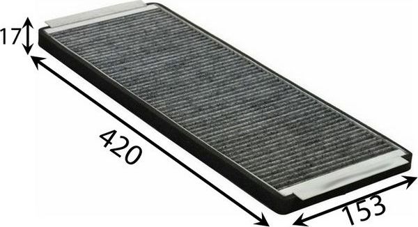 Салонный фильтр JS Asakashi. Артикул AC0033C