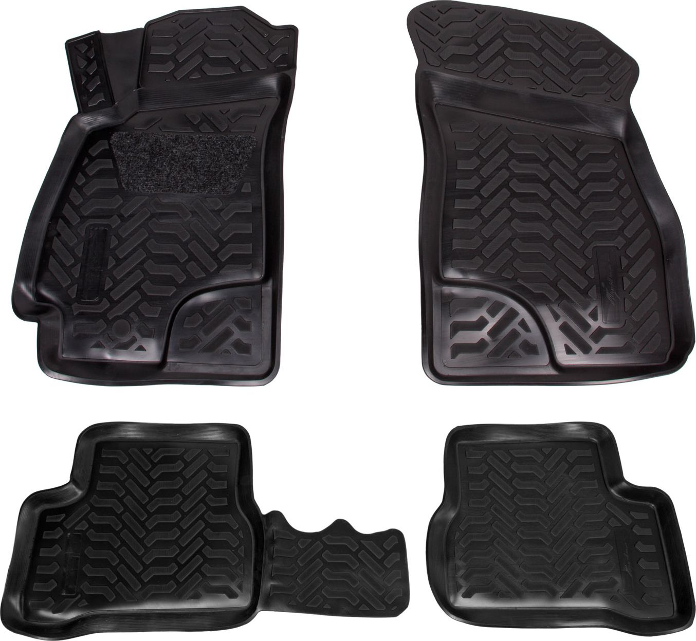 Коврики Airline 3D с высоким бортиком для салона Hyundai Accent II 1999-2012. Артикул ACM-PS-88