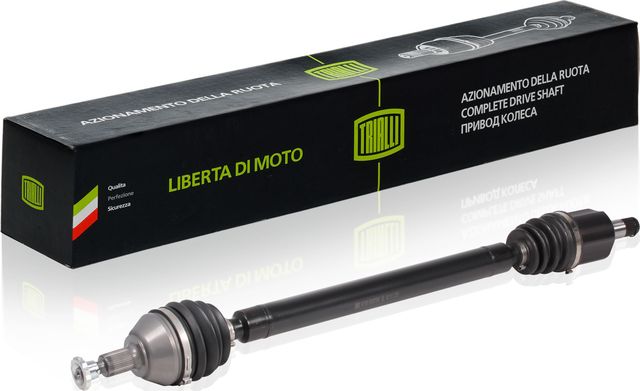 Полуось (привод в сборе, приводной вал) Trialli передняя правая для Audi A1 I (8X) 2010-2015. Артикул AR 1808