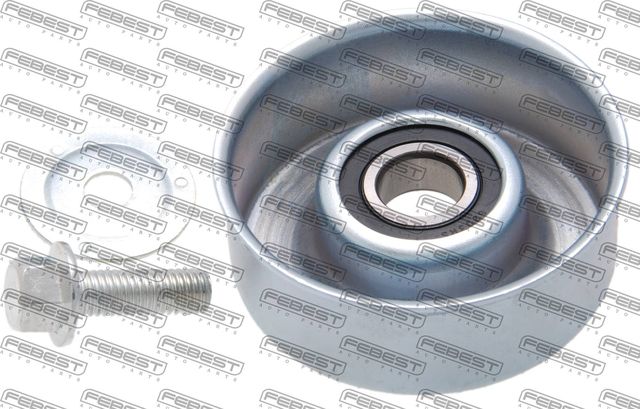 Натяжной ролик (натяжитель) приводного поликлинового ремня Febest. Артикул 0487-KB4T