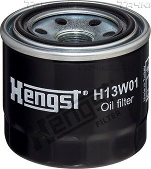 Масляный фильтр Hengst для Hyundai Accent III 2005-2010. Артикул H13W01