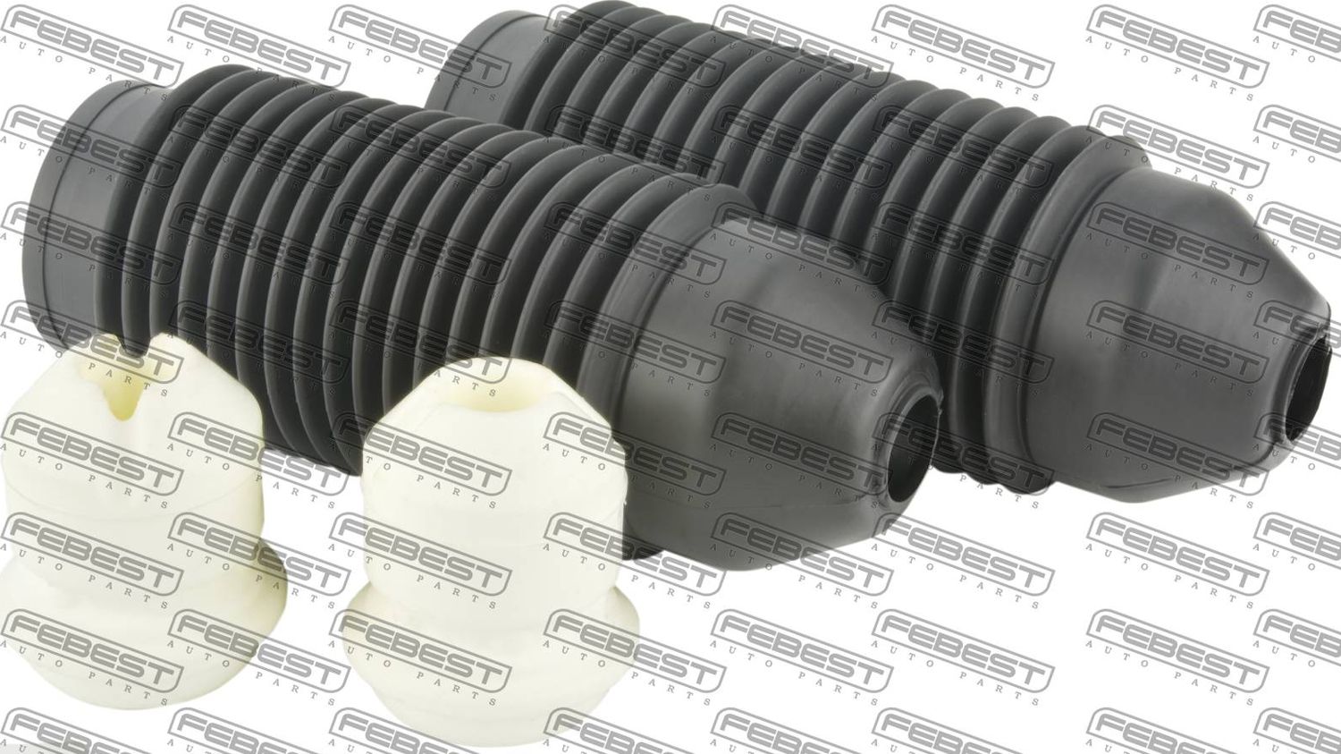 Комплект отбойников и пыльников амортизаторов (стоек) Febest. Артикул VWSHB-GIVF-KIT